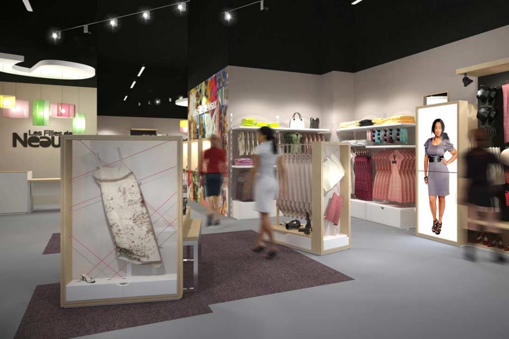 3D retail : appel d'offre boutique Les filles de Neaux